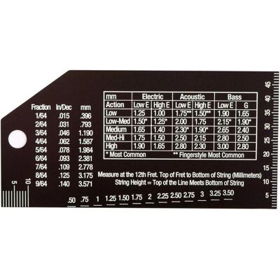 Nomad MN602 Prec. String Action Gauge, Zubehör Instrumente, Weiss, Schwarz Nomad MN602 Prec. String Action Gauge, Zubehör Instrumente, Weiss, Schwarz