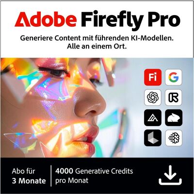 Adobe Firefly Pro 3M Download Code für iOS & Mac OS & Android & Windows Adobe Firefly Pro 3M Download Code für iOS & Mac OS & Android & Windows