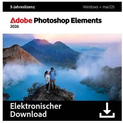 Adobe Photoshop Elements 2026 für Mac OS & Windows Adobe Photoshop Elements 2026 für Mac OS & Windows