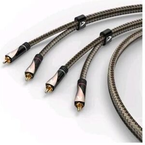 Avinity Audio-Kabel, 2 Cinch-Stecker - 2 Cinch-Stecker, Gewebe, vergoldet, 1 m (1 m, Cinch Kabel), Audiokabel Avinity Audio-Kabel, 2 Cinch-Stecker - 2 Cinch-Stecker, Gewebe, vergoldet, 1 m (1 m, Cinch Kabel), Audiokabel