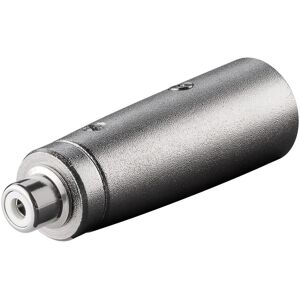 Goobay XLR – Cinch (Klinkenadapter), Audio Adapter, Schwarz Goobay XLR – Cinch (Klinkenadapter), Audio Adapter, Schwarz