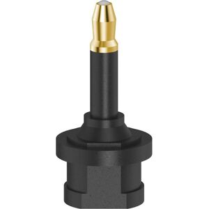 Hama ODT-Adapter, Toslink-Kupplung - optischer 3,5-mm-Stecker, vergoldet, Audio Adapter, Schwarz Hama ODT-Adapter, Toslink-Kupplung - optischer 3,5-mm-Stecker, vergoldet, Audio Adapter, Schwarz
