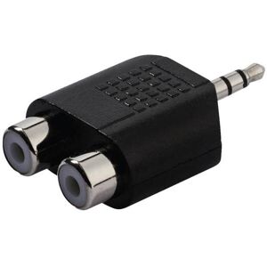 Vivanco Adapter 3,5 mm Klinke / 2x Cinch (Klinkenadapter), Audio Adapter, Schwarz Vivanco Adapter 3,5 mm Klinke / 2x Cinch (Klinkenadapter), Audio Adapter, Schwarz