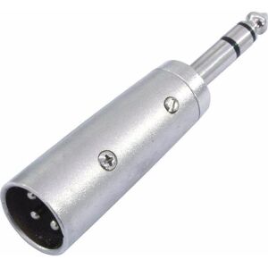 Omnitronic Adapter XLR(M)/Klinke(M) stereo, Audio Adapter, Silber Omnitronic Adapter XLR(M)/Klinke(M) stereo, Audio Adapter, Silber