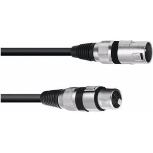 Omnitronic XLR Kabel 3pol 0,2m sw (0.20 m, XLR Kabel), Audiokabel Omnitronic XLR Kabel 3pol 0,2m sw (0.20 m, XLR Kabel), Audiokabel