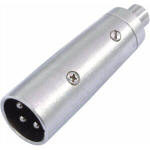 Omnitronic XLR auf RCA Adapter - Silber - Audiotechnik Omnitronic XLR auf RCA Adapter - Silber - Audiotechnik