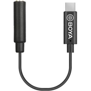 Boya 3.5mm Klinke — USB C (0.06 m, AUX Kabel), Audiokabel Boya 3.5mm Klinke — USB C (0.06 m, AUX Kabel), Audiokabel