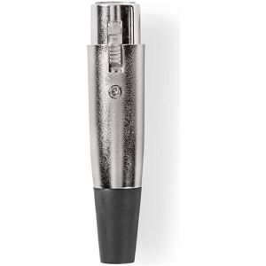 Nedis XLR-Anschluss gerade Buchse Vernickelt Lötung Kabeleingangsdurchmesser: 7.0 mm Metall Silber 2, Audio Stecker, Silber Nedis XLR-Anschluss gerade Buchse Vernickelt Lötung Kabeleingangsdurchmesser: 7.0 mm Metall Silber 2, Audio Stecker, Silber