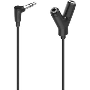 Hama Audio-Adapter, 3,5-mm-Klinken-Stecker - 2 x 3,5-mm-Klinken-Kupp., Stereo, Audio Adapter, Schwarz Hama Audio-Adapter, 3,5-mm-Klinken-Stecker - 2 x 3,5-mm-Klinken-Kupp., Stereo, Audio Adapter, Schwarz