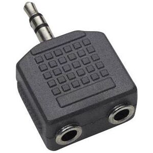 BKL Electronic Stereo-Adapter-Stecker 3.5 mm (Audio Splitter), Audio Adapter, Schwarz BKL Electronic Stereo-Adapter-Stecker 3.5 mm (Audio Splitter), Audio Adapter, Schwarz