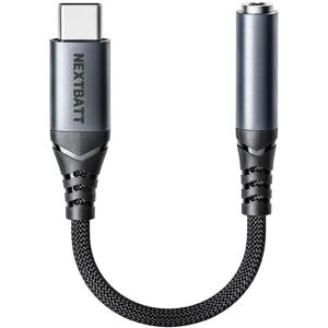 Nextbatt Audio Adapter USB-C to 3.5 mm - Black, USB Kabel Nextbatt Audio Adapter USB-C to 3.5 mm - Black, USB Kabel