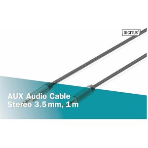 Digitus Audio Anschlusskabel, 3,5 mm Klinke auf 3,5 mm Klinke (1 m), Audiokabel Digitus Audio Anschlusskabel, 3,5 mm Klinke auf 3,5 mm Klinke (1 m), Audiokabel