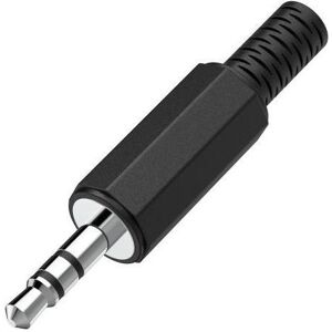 Hama 3,5-mm-Klinken-Stecker, 3-pol. Stereo (Klinkenadapter), Audio Adapter, Schwarz Hama 3,5-mm-Klinken-Stecker, 3-pol. Stereo (Klinkenadapter), Audio Adapter, Schwarz