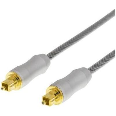 Deltaco TOTO-11-K audio cable TOSLINK Grey (Toslink Kabel), Audiokabel Deltaco TOTO-11-K audio cable TOSLINK Grey (Toslink Kabel), Audiokabel