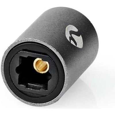 Nedis Optischer Audioadapter TosLink-Buchse - TosLink-Buchse Aluminium Grau Anthrazit, Audio Adapter, Grau Nedis Optischer Audioadapter TosLink-Buchse - TosLink-Buchse Aluminium Grau Anthrazit, Audio Adapter, Grau