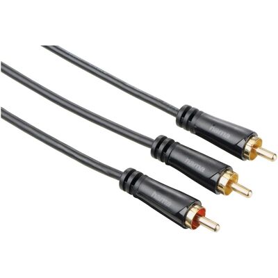 Hama Cable 1 Phono-2 Phono (7.50 m, Cinch Kabel), Audiokabel Hama Cable 1 Phono-2 Phono (7.50 m, Cinch Kabel), Audiokabel