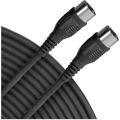 Hosa MID-305BK Midi Cable 5-PIN DIN To Same 5 FT (1.50 m, MIDI Kabel), Audiokabel Hosa MID-305BK Midi Cable 5-PIN DIN To Same 5 FT (1.50 m, MIDI Kabel), Audiokabel