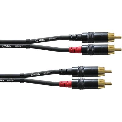 Cordial Cfu 0.3 Cc (0.30 m, Cinch Kabel), Audiokabel Cordial Cfu 0.3 Cc (0.30 m, Cinch Kabel), Audiokabel