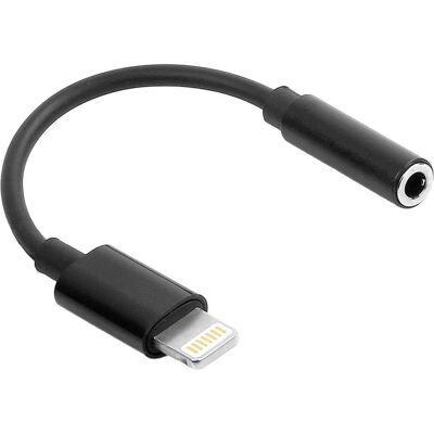 Maxlife adapter audio MXJL-02 jack 3,5 mm - Lightning black (Zubehör), Audio Adapter, Schwarz Maxlife adapter audio MXJL-02 jack 3,5 mm - Lightning black (Zubehör), Audio Adapter, Schwarz