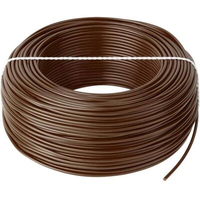 Elektro-Plast LgY 1x1 H05V-K Ruda Viela (0.17 m, 1 mm²), Lautsprecherkabel, Braun Elektro-Plast LgY 1x1 H05V-K Ruda Viela (0.17 m, 1 mm²), Lautsprecherkabel, Braun