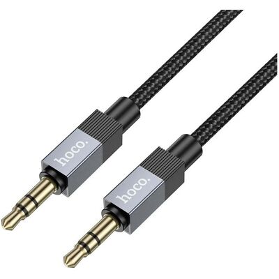 Hoco Cable Cable AUX Jack 3,5 mm (male) to Jack 3,5 mm (male) 1 m UPA32 black (1 m, AUX Kabel), Audiokabel Hoco Cable Cable AUX Jack 3,5 mm (male) to Jack 3,5 mm (male) 1 m UPA32 black (1 m, AUX Kabel), Audiokabel