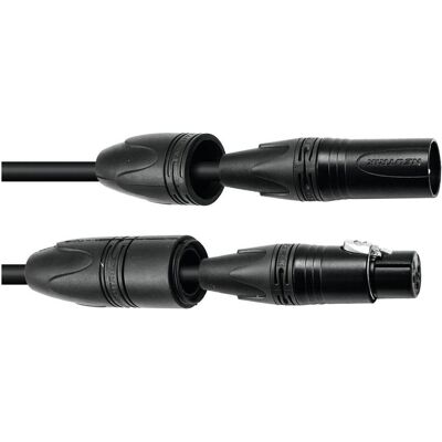 Neutrik PSSO DMX IP65 3PIN 3M Schwarz - Audiokabel Neutrik PSSO DMX IP65 3PIN 3M Schwarz - Audiokabel