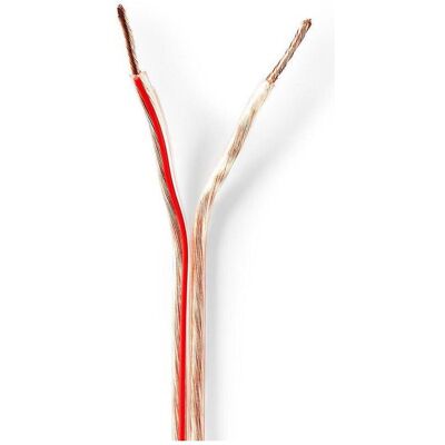 Nedis Lautsprecherkabel - Rolle - 15 M - 2X 1,50 mm2 - Transparent (15 m, 1.50 mm²), Lautsprecherkabel, Transparent Nedis Lautsprecherkabel - Rolle - 15 M - 2X 1,50 mm2 - Transparent (15 m, 1.50 mm²), Lautsprecherkabel, Transparent