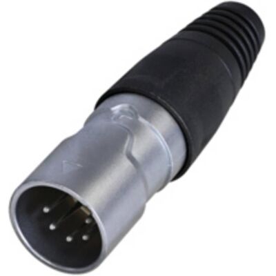 Rean RCX5M-Z-000-1 XLR-Steckverbinder Stecker, gerade Polzahl (num): 5 1 St., Audio Stecker Rean RCX5M-Z-000-1 XLR-Steckverbinder Stecker, gerade Polzahl (num): 5 1 St., Audio Stecker