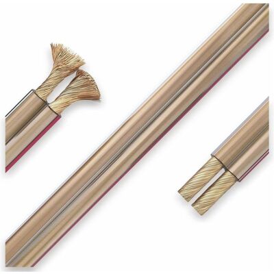 Purelink Lautsprecherkabel, 2x1,5 mm² 100 m, transparent, OFC (100 m, 1.50 mm²), Lautsprecherkabel, Transparent Purelink Lautsprecherkabel, 2x1,5 mm² 100 m, transparent, OFC (100 m, 1.50 mm²), Lautsprecherkabel, Transparent