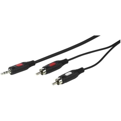 Vivanco Audiokabel Cinch-Klinke, 5m (5 m, AUX Kabel, Cinch Kabel), Audiokabel Vivanco Audiokabel Cinch-Klinke, 5m (5 m, AUX Kabel, Cinch Kabel), Audiokabel