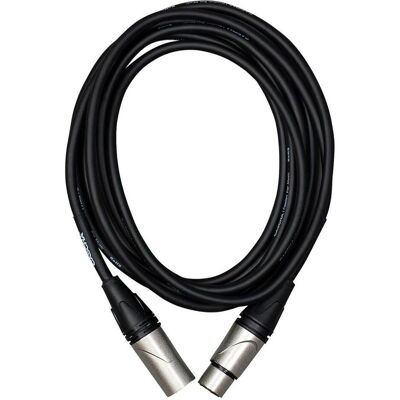 Cascha Advanced Line Mikrofonkabel – XLR auf XLR – 3 m – Schwarz (3 m, XLR Kabel), Audiokabel Cascha Advanced Line Mikrofonkabel – XLR auf XLR – 3 m – Schwarz (3 m, XLR Kabel), Audiokabel