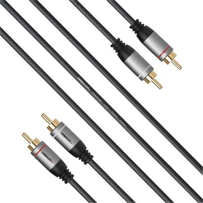 Celexon 2x Cinch Stereo Audiokabel 1,0m - Professional Line (1 m, Cinch Kabel), Audiokabel Celexon 2x Cinch Stereo Audiokabel 1,0m - Professional Line (1 m, Cinch Kabel), Audiokabel