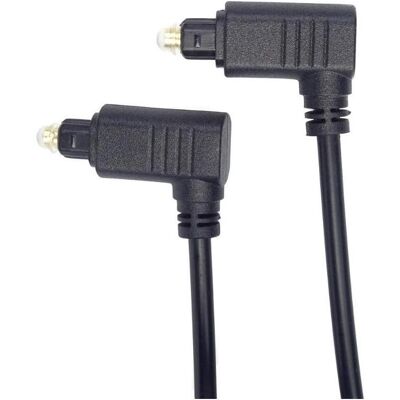 PremiumCord Kabel Toslink 90° - Toslink 90°, tloušťka kabelu:, dÃlka (1 m), Audiokabel PremiumCord Kabel Toslink 90° - Toslink 90°, tloušťka kabelu:, dÃlka (1 m), Audiokabel