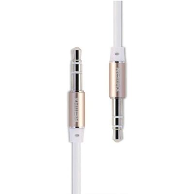Remax JACK-JACK-KABEL 3,5 mm 1 m weiss (1 m, AUX Kabel), Audiokabel Remax JACK-JACK-KABEL 3,5 mm 1 m weiss (1 m, AUX Kabel), Audiokabel