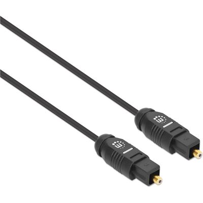Manhattan Audiokabel Toslink Stecker/Stecker (3 m, Toslink Kabel), Audiokabel Manhattan Audiokabel Toslink Stecker/Stecker (3 m, Toslink Kabel), Audiokabel