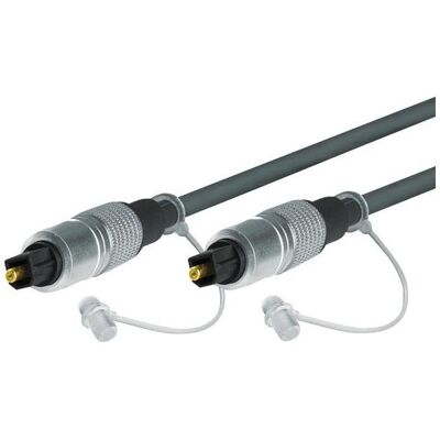Tecline Professional Audio-Lichtleiterkabel, High Quality, Toslink St./St., 2,0 m Hochwertige optische Digit (2 m, Toslink Kabel), Audiokabel Tecline Professional Audio-Lichtleiterkabel, High Quality, Toslink St./St., 2,0 m Hochwertige optische Digit (2 m, Toslink Kabel), Audiokabel