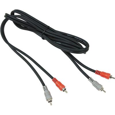 Hosa CRA-203 Stereo Interconnect Dual RCA To Same 3 M (3 m, Cinch Kabel), Audiokabel Hosa CRA-203 Stereo Interconnect Dual RCA To Same 3 M (3 m, Cinch Kabel), Audiokabel