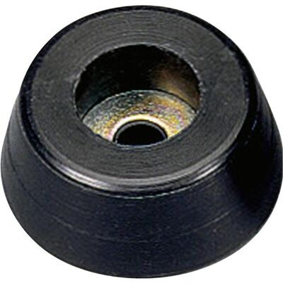 MONACOR Gummifüsse, Lautsprecher Bauteile, Schwarz MONACOR Gummifüsse, Lautsprecher Bauteile, Schwarz