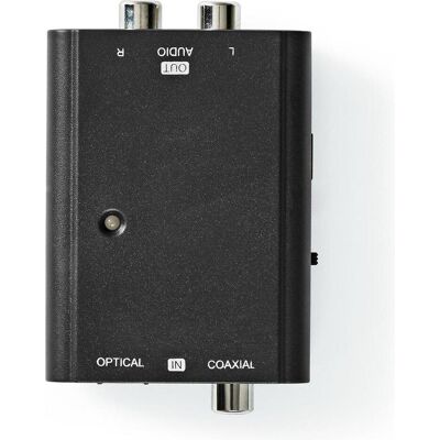 Nedis Digital Audio Converter 2-Weg Anschlüsse - Eingang: 1x S / PDIF (RCA) Buchse / 1x TosLink Buch (Digital -> Digital), Video Converter Nedis Digital Audio Converter 2-Weg Anschlüsse - Eingang: 1x S / PDIF (RCA) Buchse / 1x TosLink Buch (Digital -> Digital), Video Converter