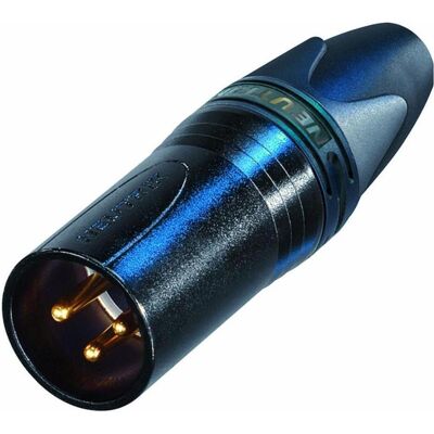 Neutrik XX Series NC3MXX-B, Audio Stecker, Schwarz Neutrik XX Series NC3MXX-B, Audio Stecker, Schwarz