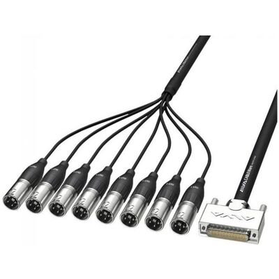 Alva D-Sub25 – 8x XLR (3 m, XLR Kabel), Audiokabel Alva D-Sub25 – 8x XLR (3 m, XLR Kabel), Audiokabel