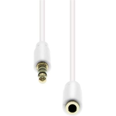 ProXtend Mini-Jack 4-Pin Slim Extension Cable White 0.5M (0.50 m), Audiokabel ProXtend Mini-Jack 4-Pin Slim Extension Cable White 0.5M (0.50 m), Audiokabel