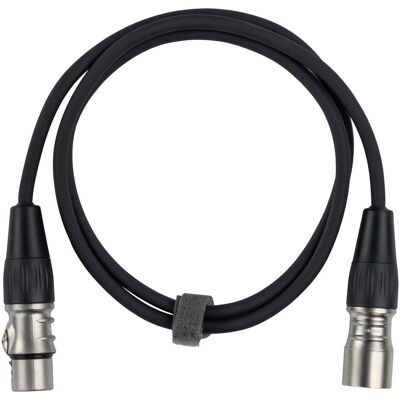 Fuj Tek XLR Male to Female Microphone Cable, 0.5 m, Black (0.50 m, XLR Kabel), Audiokabel Fuj Tek XLR Male to Female Microphone Cable, 0.5 m, Black (0.50 m, XLR Kabel), Audiokabel