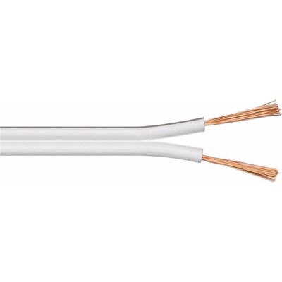 Goobay 15108 (50 m, 2.50 mm²), Lautsprecherkabel, Weiss Goobay 15108 (50 m, 2.50 mm²), Lautsprecherkabel, Weiss