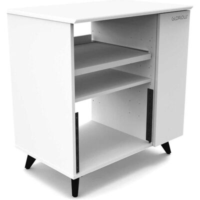 Glorious Modular Side Rack, DJ Möbel, Weiss Glorious Modular Side Rack, DJ Möbel, Weiss