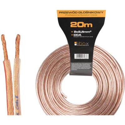 Libox Kabel Lautsprecherkabel 2x2,50 LB0009-20 (20 m, 2.50 mm²), Lautsprecherkabel Libox Kabel Lautsprecherkabel 2x2,50 LB0009-20 (20 m, 2.50 mm²), Lautsprecherkabel