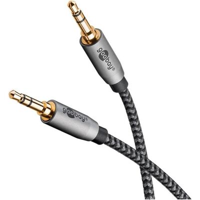 Goobay 3.5mm Klinke — 3.5mm Klinke (1 m, AUX Kabel), Audiokabel Goobay 3.5mm Klinke — 3.5mm Klinke (1 m, AUX Kabel), Audiokabel