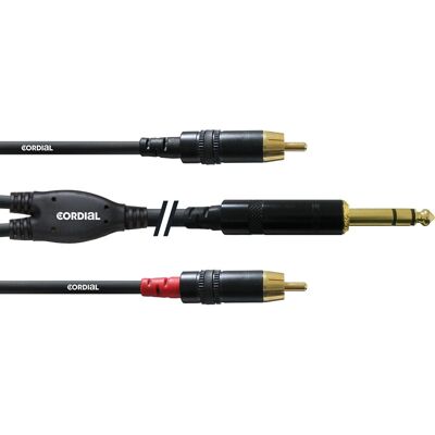 Cordial Cfy 1.5 Vcc (1.50 m, 6.3mm Klinkenkabel, Cinch Kabel), Audiokabel Cordial Cfy 1.5 Vcc (1.50 m, 6.3mm Klinkenkabel, Cinch Kabel), Audiokabel