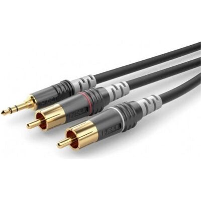 Sommer Cable HBA-3SC2-0300 Klinke / Cinch Audio Anschlusskabel (2x Cinch-Stecker (0.30 m, Cinch Kabel), Audiokabel Sommer Cable HBA-3SC2-0300 Klinke / Cinch Audio Anschlusskabel (2x Cinch-Stecker (0.30 m, Cinch Kabel), Audiokabel