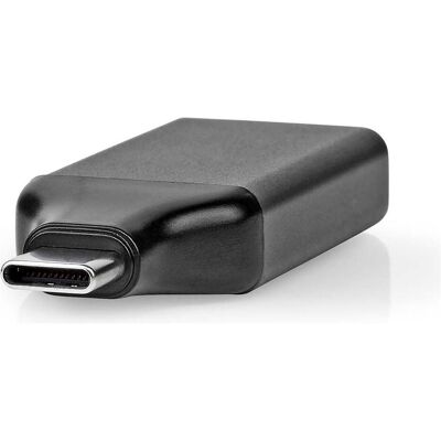 Nedis USB-C™ Adapter USB 3.2 Gen 1 USB-C™ Stecker HDMI™ Ausgang 4K@60Hz Rund Vernickelt (USB Typ-C, 2.20 cm), Data + Video Adapter, Schwarz Nedis USB-C™ Adapter USB 3.2 Gen 1 USB-C™ Stecker HDMI™ Ausgang 4K@60Hz Rund Vernickelt (USB Typ-C, 2.20 cm), Data + Video Adapter, Schwarz